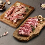 [명품포크] 4대진미 이베리코 목살 200g+갈비 200g - 예스24