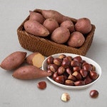 [해뜰녁] 당진 호박고구마 2.5kg(중)+공주알밤 500g(대) - YES24