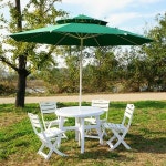 썬샤인 2단 파라솔(230cm) (그린) 비치 리조트 공원 - YES24