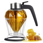 TRND 허니 시럽 오일 디스펜서 강화유리 꿀통 보관용기 200ml | 피엔에이코프 - 예스24