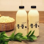 맷돌로 갈아만든 콩국수 백태 콩물 1000ml 3병 | 농업회사법인 주식회사 사그담 - 예스24