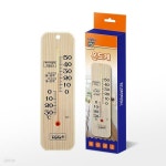 [알파] 온도계 무늬목 (80x280x12mm) - 예스24