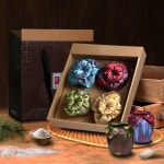 프리미엄 꽃동보자기 4종 소금세트/함초,뽕잎,핑크,허브 | (주)아이원세븐 - 예스24