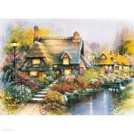 정원의 아침 (캔버스) 보석십자수 40x50 | 주식회사 퍼즐사랑 - 예스24