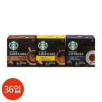 스타벅스 멀티팩 돌체구스토 캡슐커피 36개입 - 예스24