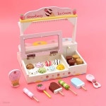 노벨랜드 들딸기 아이스크림 가게 신형 원목 장난감 마트 엄마 역할 놀이 | 타이니월드 - 예스24