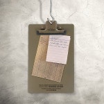 [포스트제너럴] 카페 메뉴판 클립보드 빌지꽂이 A4 | 원더스토어 - 예스24