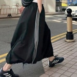 여름 롱스커트 여성 와이드 A라인스커트 밴딩 롱치마 | 주식회사 오케이마트 - 예스24