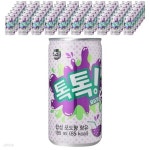 참맑은 톡톡 포도 185ml/30캔x3박스/무료배송 - 예스24