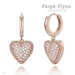 14K 프레임 하트 원터치 귀걸이(GoldPlated)_J4082BRE - 예스24