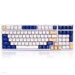 AULA F98 PBT RGB 풀윤활 블루 화이트 핑크 (피치축) - 예스24