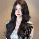 [언니네 가발] 빌드펌 웨이브 긴머리 통가발(브라운) - 예스24