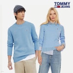 타미진스 남녀공용 클래식 플래그 로고 니트 스카이블루 | 주식회사 프루티브 - 예스24