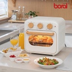 [Boral] 보랄 더 셰프 기계식 스텐 304 우드디자인 에어프라이어 오븐 16L BR-AF155M | 트라이스 - 예스24