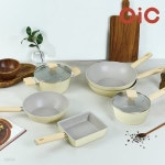 [실버스타] OIC 인덕션IH 플러스팬+팟 세트 6종 8p(사각에그+20궁+28후+28궁+18편+20양) - 예스24