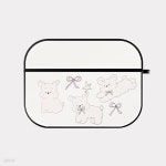 [유기견후원] 허그미도그 패턴 에어팟 프로 케이스 하드 범퍼 - 예스24