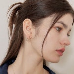 제이로렌 10K 트라이앵글 원터치 귀걸이 G0287 - 예스24