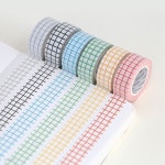 모모마테 크레용 체크 마스킹테이프 | 주식회사 모모팝 - 예스24