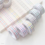 모모마테 크레용 체크 컬러 믹스 마스킹테이프 | 송우파트너스 주식회사 - 예스24