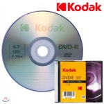 [Kodak] 코닥 DVD-R 4.7GB 16배속 슬림 10매 / 공DVD / 코닥공시디 / 데이터보존 / 코닥CD/DVD | Kodak DVD-R SLIM 10P | 진영컴아이... 