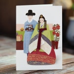 FT224-2 연하장,축하카드,감사카드,생일카드,수공예카드,복주머니,한복카드,전통카드,외국인선물,미니카드,새해카드 - YES24