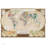 159752 World Map - Triple View 월드맵 트리플뷰 포스터 - YES24