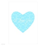 홀마크 러브 카드(블루하트)-KED2074 - YES24