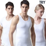 [트라이] 순면 남/여 런닝/케미솔/나시/반팔 5종세트 - YES24