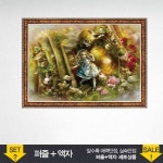500조각 직소퍼즐▶ 앨리스의 정원+앤틱골드 액자세트 (PL777s) - 예스24
