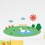 [Pongca] 산들목장 세트 - 연못위의 오리 | 그래픽스티커 | 잇스틱스 - 예스24