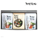 [천연담아]선물세트 멸치다시팩4개+자연조미료2개세트/쇼핑백 - 예스24