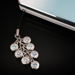 LACASA 스와로브스키 그레이프바인 핸드폰줄 - 아쿠아마린 | 휴대폰용품 | 디자인에버(주) - 예스24