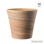 [데로마 Deroma] 테라코타 이태리토분 인테리어화분 바소 코노 듀오(26cm) | 종합가드닝 데팡스 | 유한회사 신한코리아 - 예스24