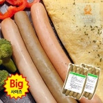 [엔젤쿡] 유럽풍미 엉클조 빅 수제소세지_웰빙 녹차 2팩세트 1kg(500gX2팩) | 수제소세지 | 칸스앤엔젤스주식회사 - 예스24