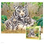 1000피스 직소퍼즐 - 백호가족의 휴식 2 | 주식회사 퍼즐사랑 - 예스24