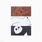 위 베어 베어스 유선제본노트 (배불뚝아이스베어) | 카툰네트워크 | (주)와이비엠비앤씨 - 예스24