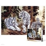 1000피스 직소퍼즐 - 백호가족 3 | 퍼즐 | 주식회사 퍼즐사랑 - 예스24