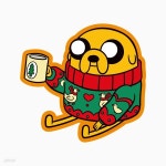 어드벤처타임 크리스마스 카드 - 제이크 | 카툰네트워크 | (주)와이비엠비앤씨 - 예스24