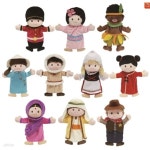 (매직캐슬) 손인형 세계여러나라 세트 10종_12497 | 손인형 | 레드포인트 - 예스24