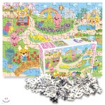 뽀롱뽀롱 뽀로로 100pcs 직소퍼즐 월드시티투어 - 예스24