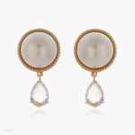 제이로렌 91M02808 빈티지 골드 진주 자개 귀걸이 - YES24