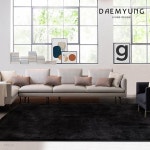 대명[ 코지 소프트 러그 200X300 블랙 ] 물세탁 - YES24