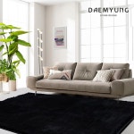 대명[ 코지 소프트 러그 170X230 블랙 ] 물세탁 - YES24