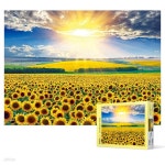 500피스 직소퍼즐 - 광채의 해바라기 들판 | 퍼즐 | 주식회사 퍼즐사랑 - 예스24