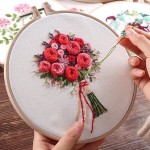 DIY 프랑스 자수 패키지(웨딩부케) /자수실 수틀 도안 | DIY자수 | 비투비월드 - 예스24
