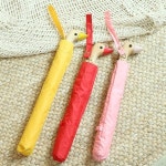 특이한 오리 우산 3color [귀여운 더키 비둘기 예쁜 접이식 2단 자동 인싸우산 이쁜 덕 엄브렐라] - 예스24