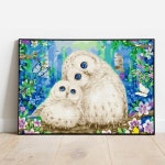 플레이어바웃 명화그리기 꽃과 부엉이 캔버스페인팅 DIY 유화그림 직장인취미 | 주식회사 스윔어바웃 - 예스24
