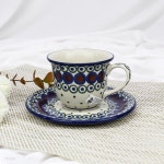 폴란드그릇 아티스티나 커피잔소서세트180ml 패턴497 - 예스24