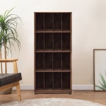 고무나무원목 4단 LP장식장 월넛 LP수납장 레코드판 | 0 | 주식회사 심우 - 예스24