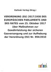 Oktober 2017 uber Maßnahmen zur Gewahrleistung der sicheren Gasversorgung und zur Aufhebung der Verordnung (EU) Nr. 994/201 - YES24
